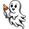 Little Ghost with Vial
