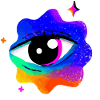 Vivid Rainbow Eye Nebula