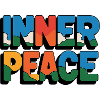 Inner Peace Regenbogen-Buchstaben