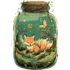 Magic Kitsune Fox Kawaii Terrarium