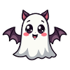 Halloween Bat Ghost