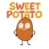 Cute Potato Cartoon Motif