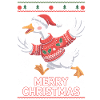Weihnachtsgans im Pullover