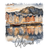 Watercolour by Ålesund, Ålesund Norway