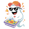 Retro Gamer Halloween Fantôme