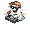 Retro Gamer Halloween Fantôme