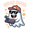 Retro Gamer Halloween Ghost