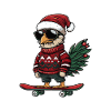 Dinde Noël drôle
