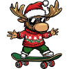 Moose Christmas Funny