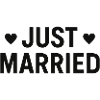 Frisch verheiratet - Brautpaar - Hochzeit - Junggesellenabschied