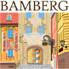Bamberg, Bavaria Hand Drawing