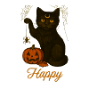 Halloween Cat – Happy