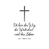Cross Way Truth Life Quote