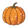 Sparkling Pumpkin Mosaic