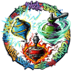 Yoyo Fire Graffiti Circle