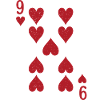 Nine Hearts Card