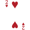 Two Hearts Double Head Card Rome