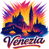 Venice Venezia City Italy Silhouette Gift