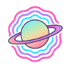 Cosmic Planet Stylized Galactic Sphere