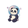 Space Dreamer Cosmic Panda