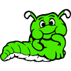 Chenille Ver Timide Amicale Curieux