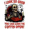 Open Coffin Style