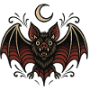 Moon Bat Night Magic