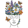 Blumenkrone aus Kopfblüten