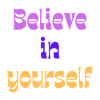 Believe in Yourself Retro Gradient