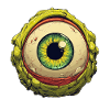 Oeil extraterrestre Orbe Regard verdoyant