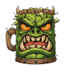 Fierce Green Goblin Mug