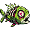 Zombie Fish Graffiti