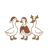 Christmas Goose Merry Goosmas Funny Xmas