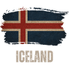 Islands flagg, vintage Island