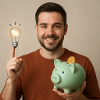 Spark of ideas and piggy bank