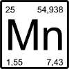 Mn Symbol Periodic Table Art Print