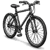 Retro Bicycle Silhouette