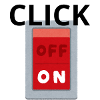 Retro OFF ON Switch Red - Click