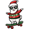 Alpaca Llama Christmas Funny