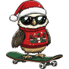 Owl Christmas Funny