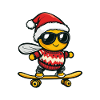 Bee Christmas Funny