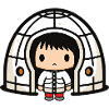 Winter Eskimo Igloo Comic