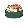 Sushi Cat Roll Style