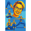 Kaleido Yoga Portraits