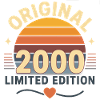 Sunset Original 2000 Limited Edition Born in 2000