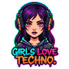 Techno Neon Girl
