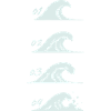 Minimalist Waves Illustration Sea