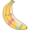 Kawaii Banana Pastel Smile