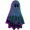 Ghost Neon Mystical Silhouette