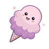 Glace Kawaii Violet Pastel